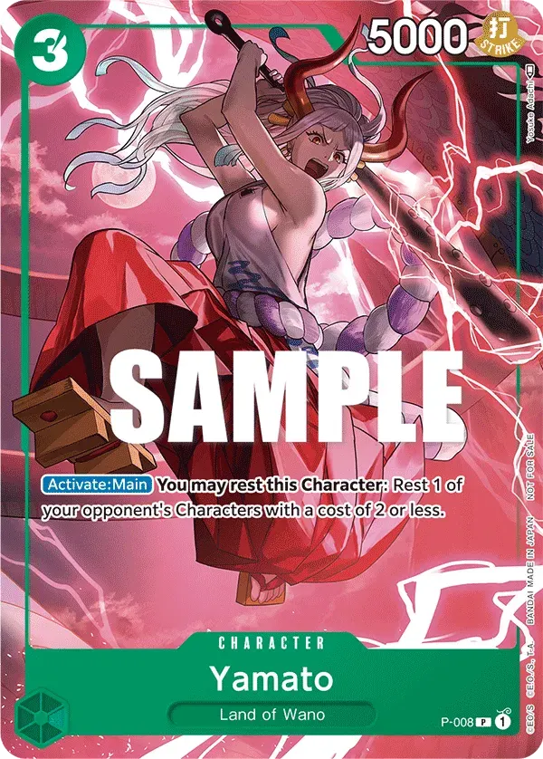 Yamato — carte One Piece TCG P-008 (Promo cards)