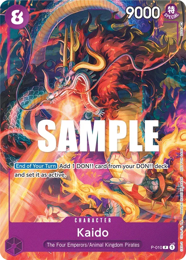Kaido — carte One Piece TCG P-010 (Promo cards)