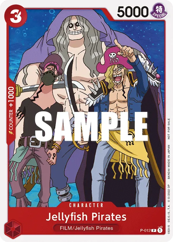 Jellyfish Pirates — carte One Piece TCG P-012 (Promo cards)
