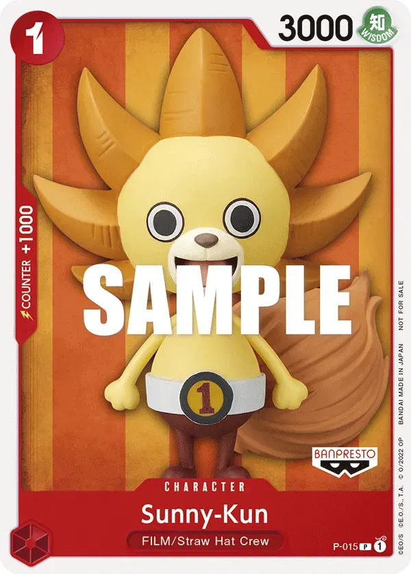 Sunny-Kun — carte One Piece TCG P-015 (Promo cards)