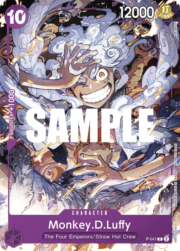 Monkey.D.Luffy — carte One Piece TCG P-041 (Promo cards)