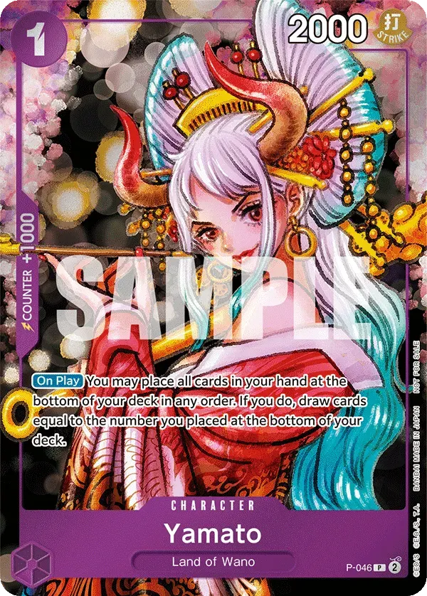 Yamato — carte One Piece TCG P-046 (Promo cards)