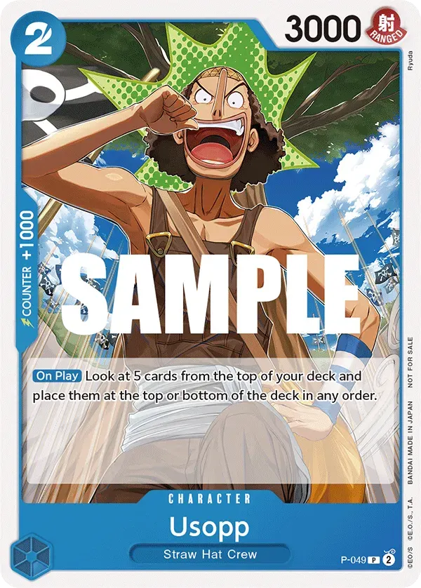Usopp — carte One Piece TCG P-049 (Promo cards)