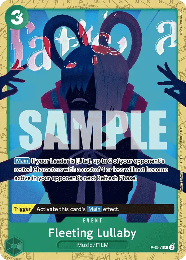 Fleeting Lullaby — carte One Piece TCG P-057 (Promo cards)