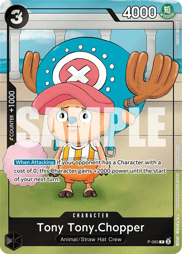 Tony Tony.Chopper — carte One Piece TCG P-065 (Promo cards)