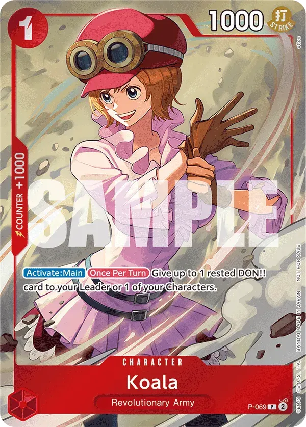 Koala — carte One Piece TCG P-069 (Promo cards)