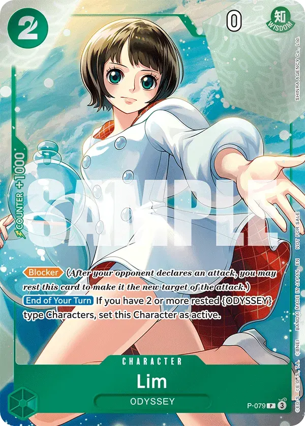 Lim — carte One Piece TCG P-079 (Promo cards)