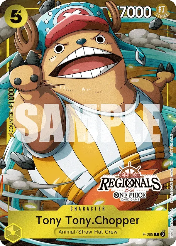 Tony Tony.Chopper — carte One Piece TCG P-089 (Promo cards)