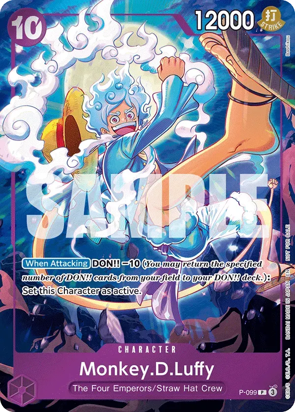 Monkey.D.Luffy — carte One Piece TCG P-099 (Promo cards)