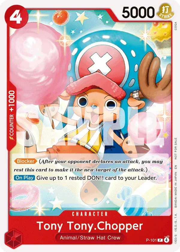 Tony Tony.Chopper — carte One Piece TCG P-101 (Promo cards)