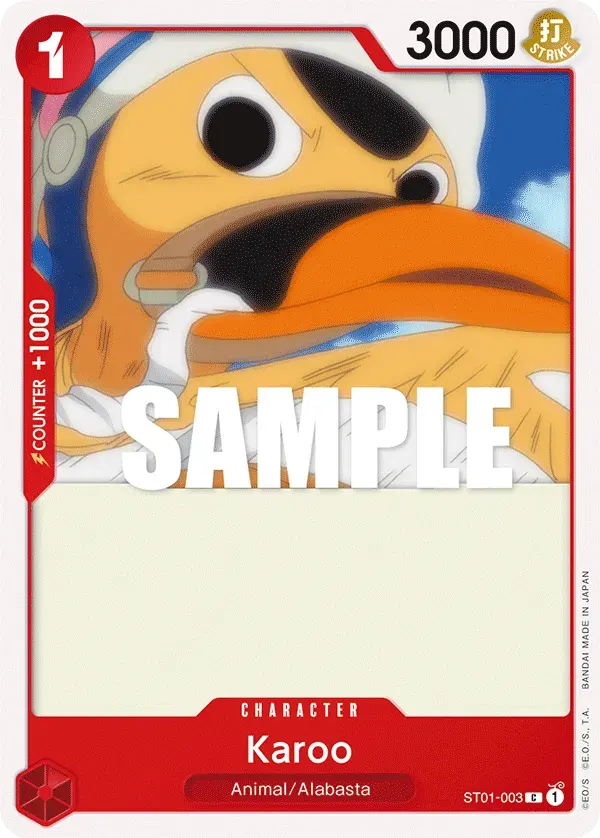 Karoo — carte One Piece TCG ST01-003 (Straw Hat Crew)