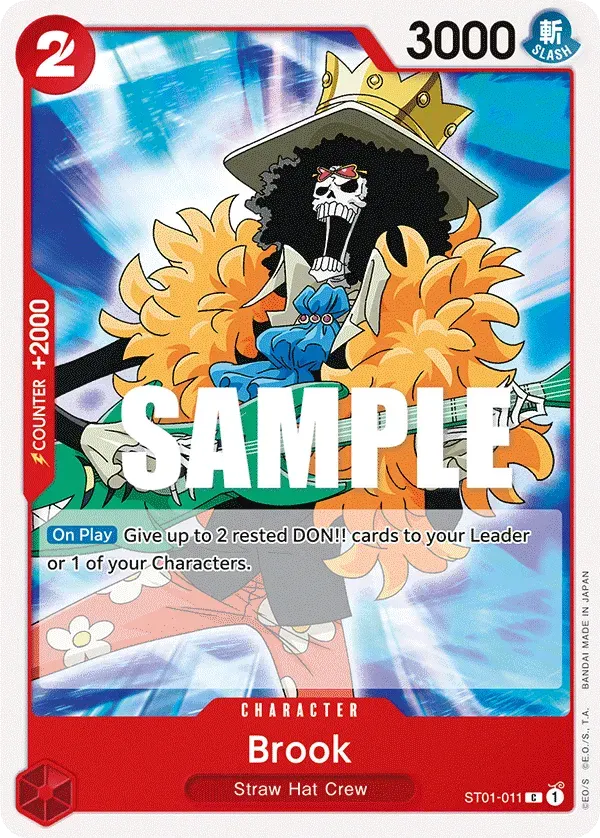 Brook — carte One Piece TCG ST01-011 (Straw Hat Crew)