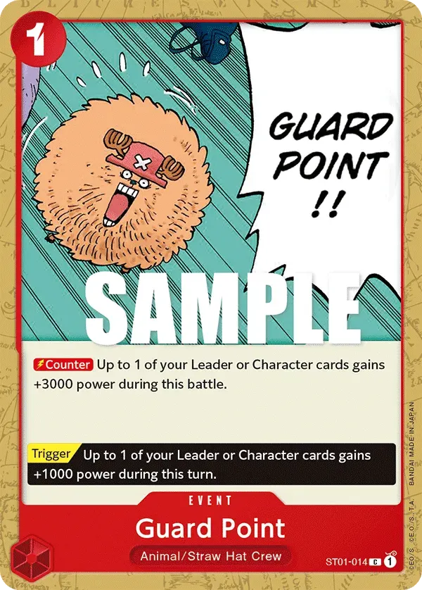 Guard Point — carte One Piece TCG ST01-014 (Straw Hat Crew)
