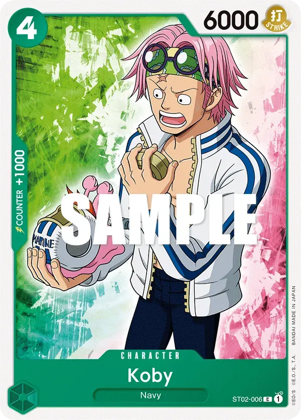 Koby — carte One Piece TCG ST02-006 (Worst Generation)