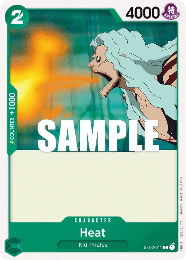 Heat — carte One Piece TCG ST02-011 (Worst Generation)