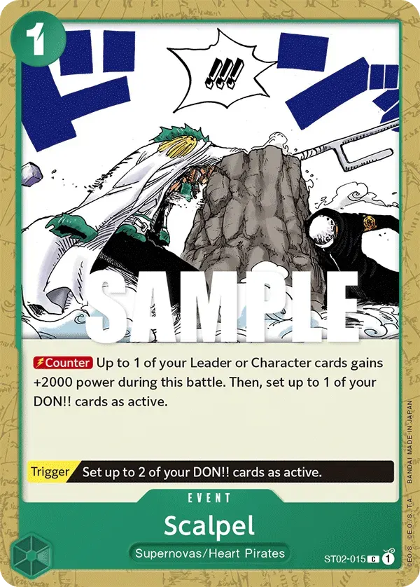 Scalpel — carte One Piece TCG ST02-015 (Worst Generation)