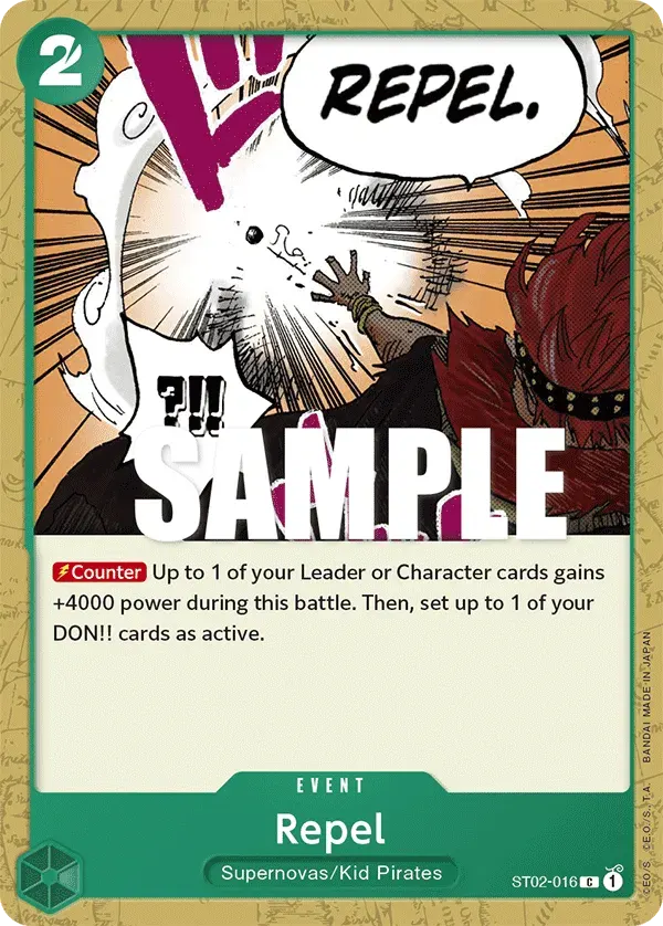 Repel — carte One Piece TCG ST02-016 (Worst Generation)