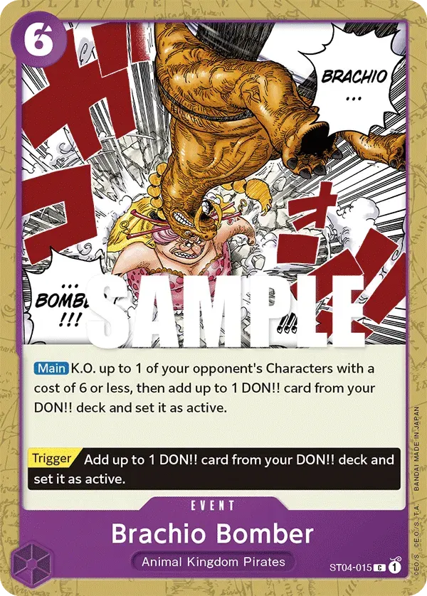 Brachio Bomber — carte One Piece TCG ST04-015 (Animal Kingdom Pirates)