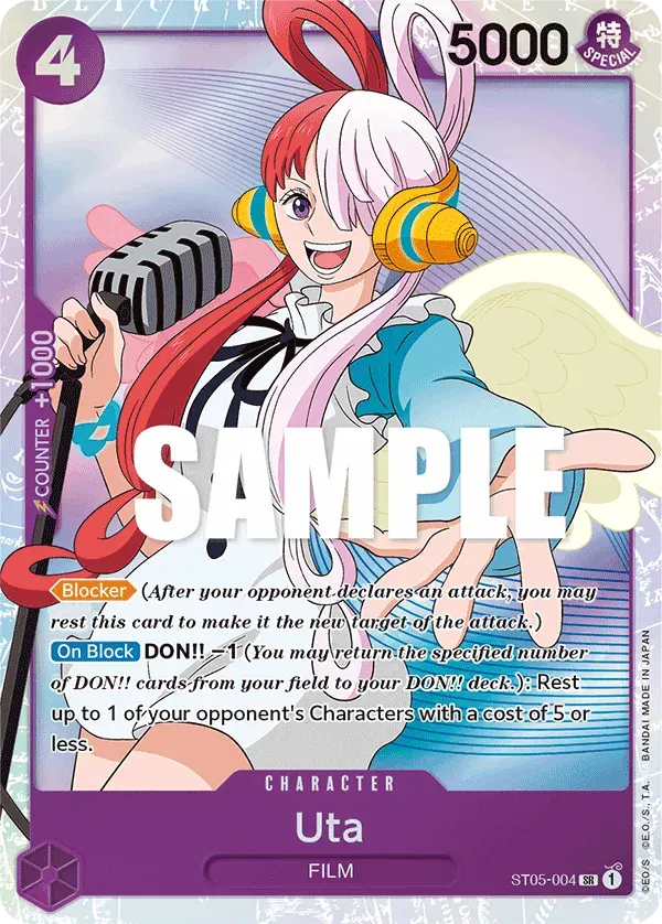 Uta — carte One Piece TCG ST05-004 (ONE PIECE FILM Edition)