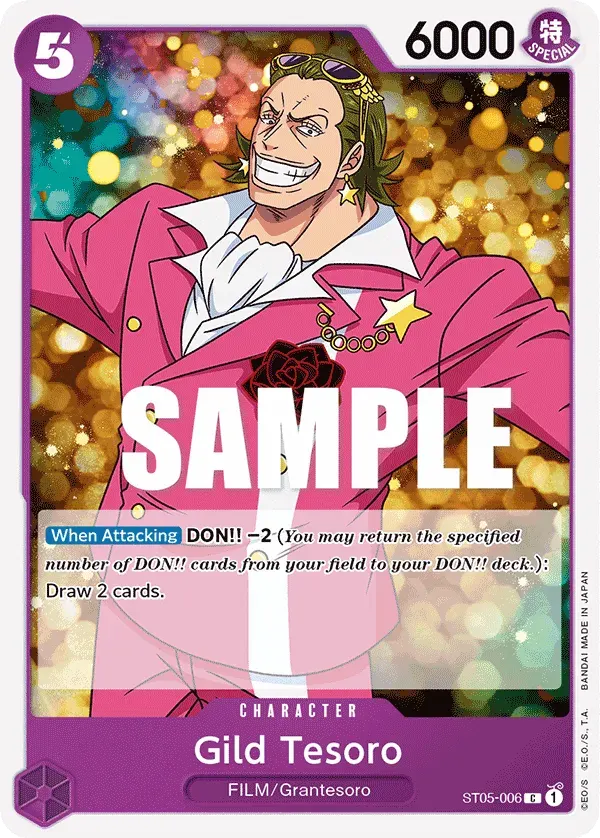 Gild Tesoro — carte One Piece TCG ST05-006 (ONE PIECE FILM Edition)