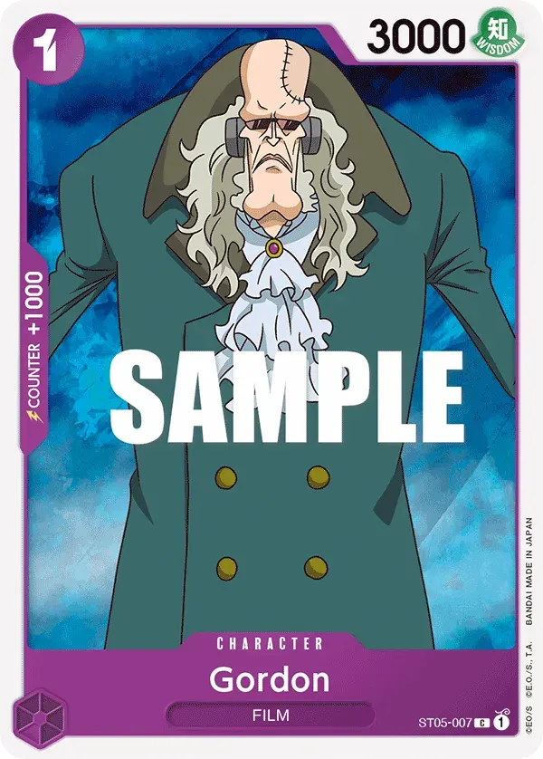 Gordon — carte One Piece TCG ST05-007 (ONE PIECE FILM Edition)