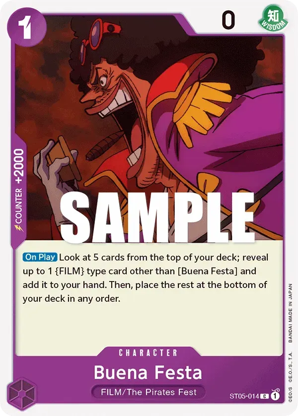 Buena Festa — carte One Piece TCG ST05-014 (ONE PIECE FILM Edition)