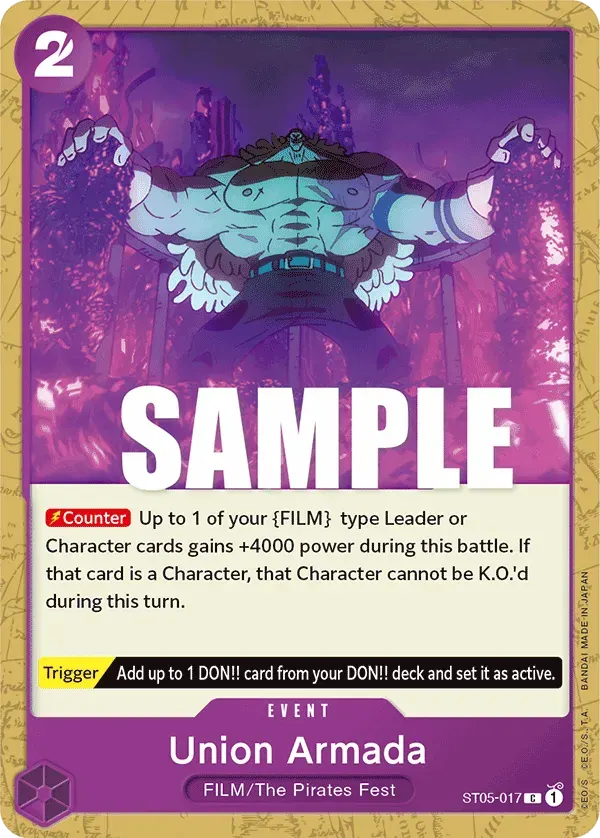 Union Armada — carte One Piece TCG ST05-017 (ONE PIECE FILM Edition)