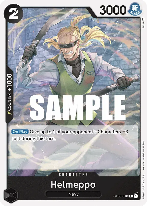 Helmeppo — carte One Piece TCG ST06-010 (Absolute Justice)