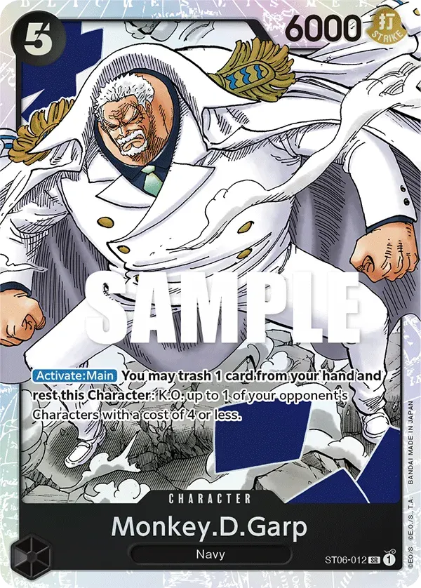 Monkey.D.Garp — carte One Piece TCG ST06-012 (Absolute Justice)