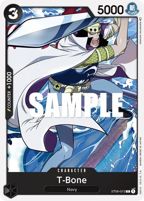 T-Bone — carte One Piece TCG ST06-013 (Absolute Justice)