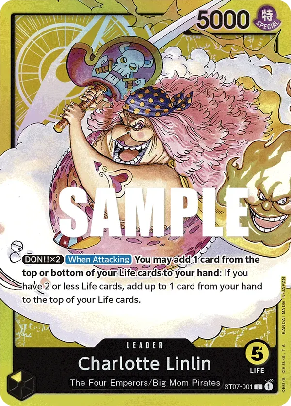 Charlotte Linlin — carte One Piece TCG ST07-001 (Big Mom Pirates)