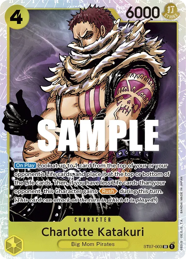 Charlotte Katakuri — carte One Piece TCG ST07-003 (Big Mom Pirates)