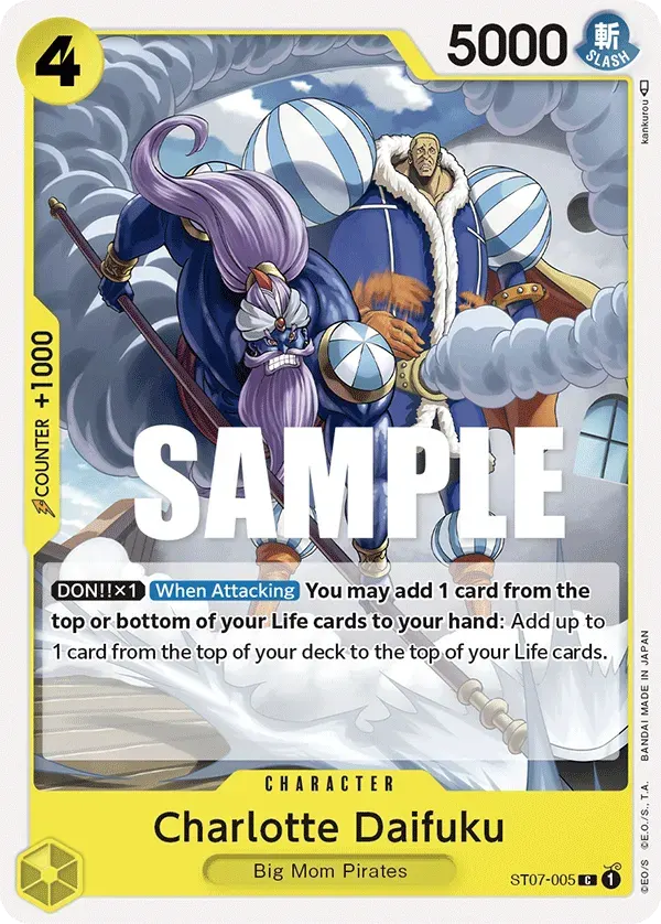 Charlotte Daifuku — carte One Piece TCG ST07-005 (Big Mom Pirates)