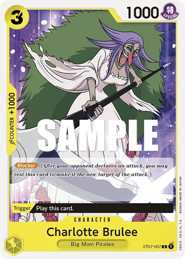 Charlotte Brulee — carte One Piece TCG ST07-007 (Big Mom Pirates)