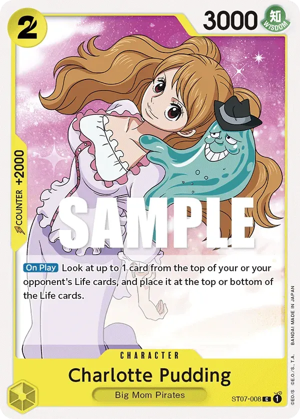 Charlotte Pudding — carte One Piece TCG ST07-008 (Big Mom Pirates)
