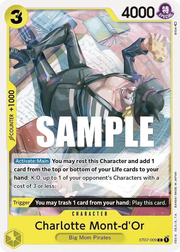 Charlotte Mont-d'or — carte One Piece TCG ST07-009 (Big Mom Pirates)