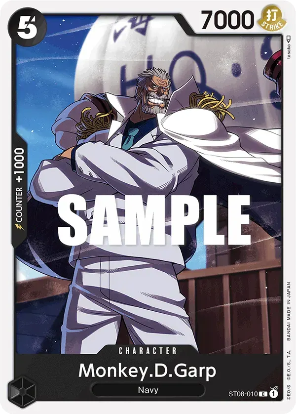 Monkey.D.Garp — carte One Piece TCG ST08-010 (Monkey D. Luffy)
