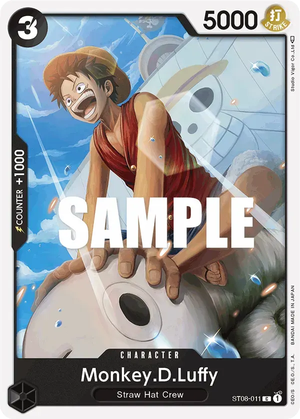 Monkey.D.Luffy — carte One Piece TCG ST08-011 (Monkey D. Luffy)