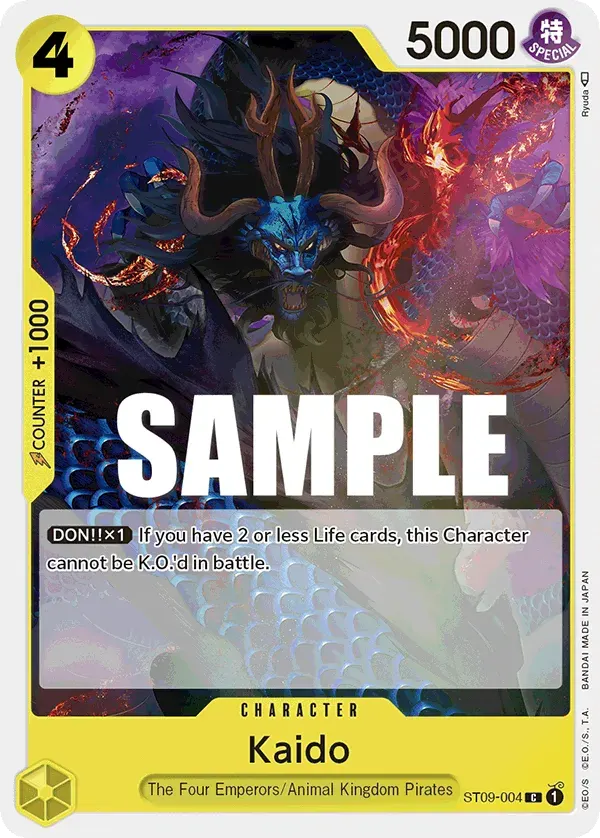 Kaido — carte One Piece TCG ST09-004 (Yamato)