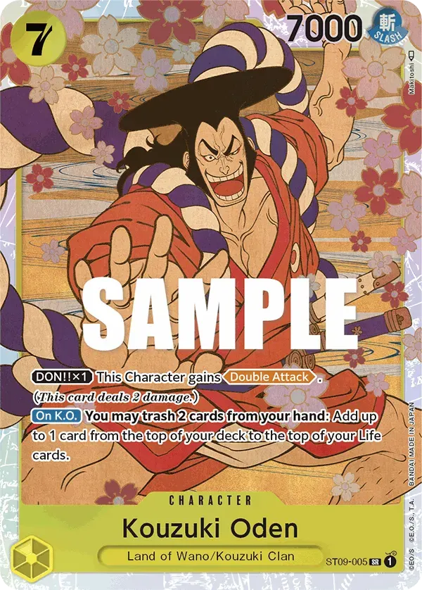 Kouzuki Oden — carte One Piece TCG ST09-005 (Yamato)