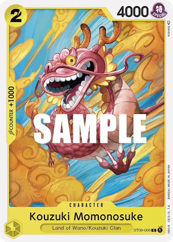 Kouzuki Momonosuke — carte One Piece TCG ST09-006 (Yamato)