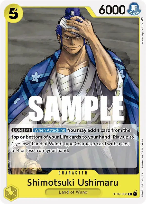 Shimotsuki Ushimaru — carte One Piece TCG ST09-008 (Yamato)