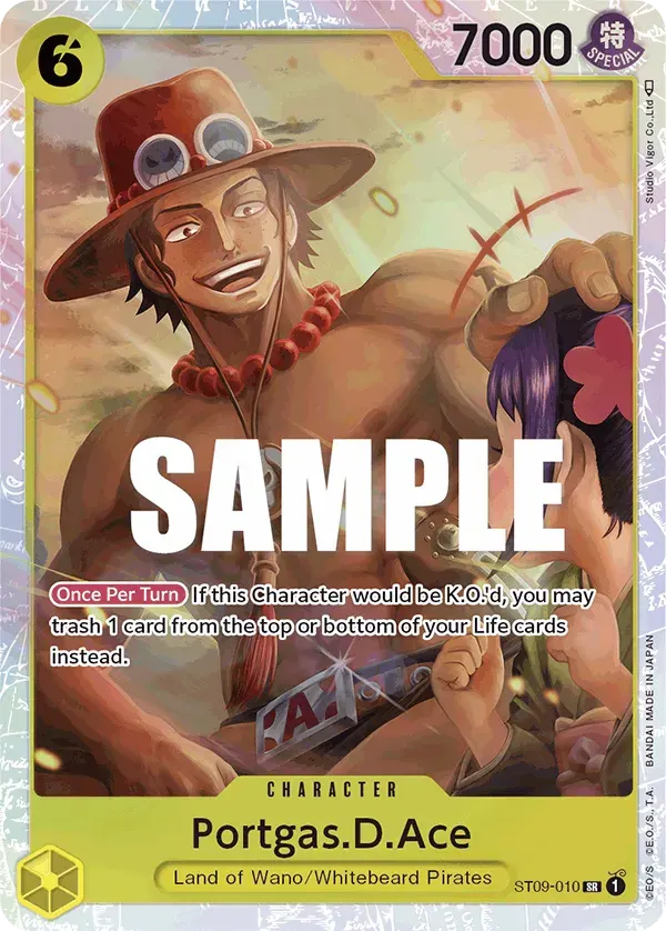 Portgas.D.Ace — carte One Piece TCG ST09-010 (Yamato)