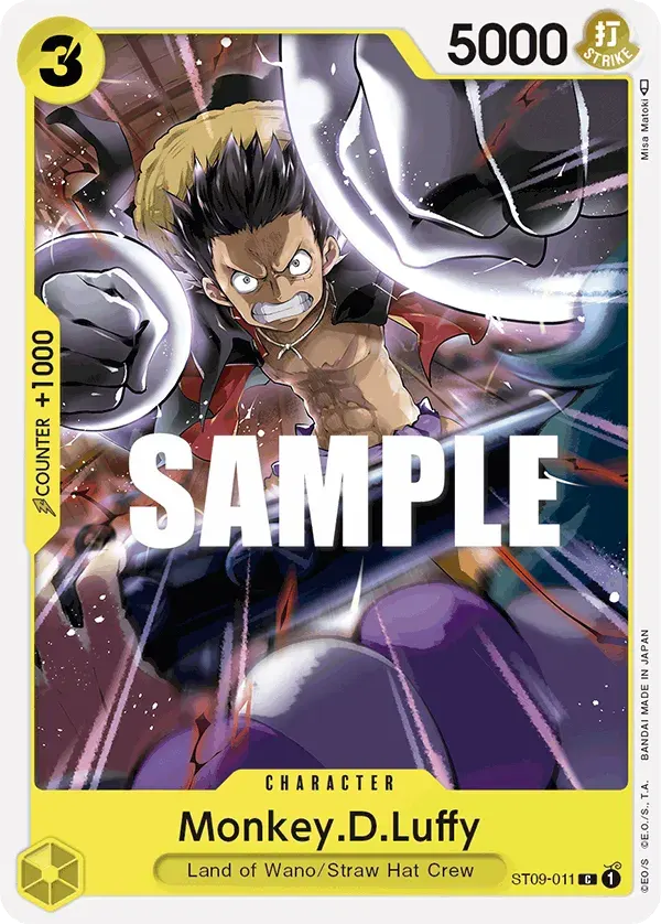 Monkey.D.Luffy — carte One Piece TCG ST09-011 (Yamato)