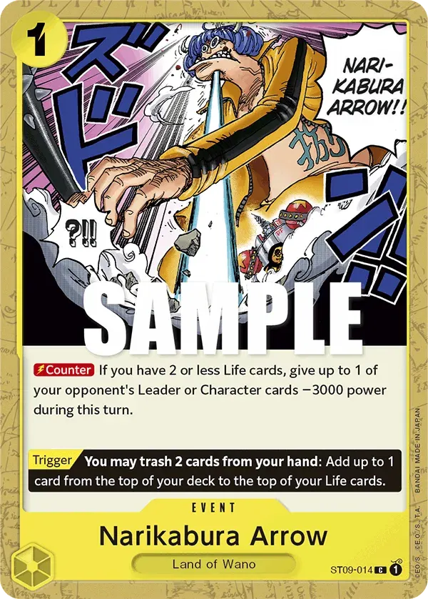Narikabura Arrow — carte One Piece TCG ST09-014 (Yamato)
