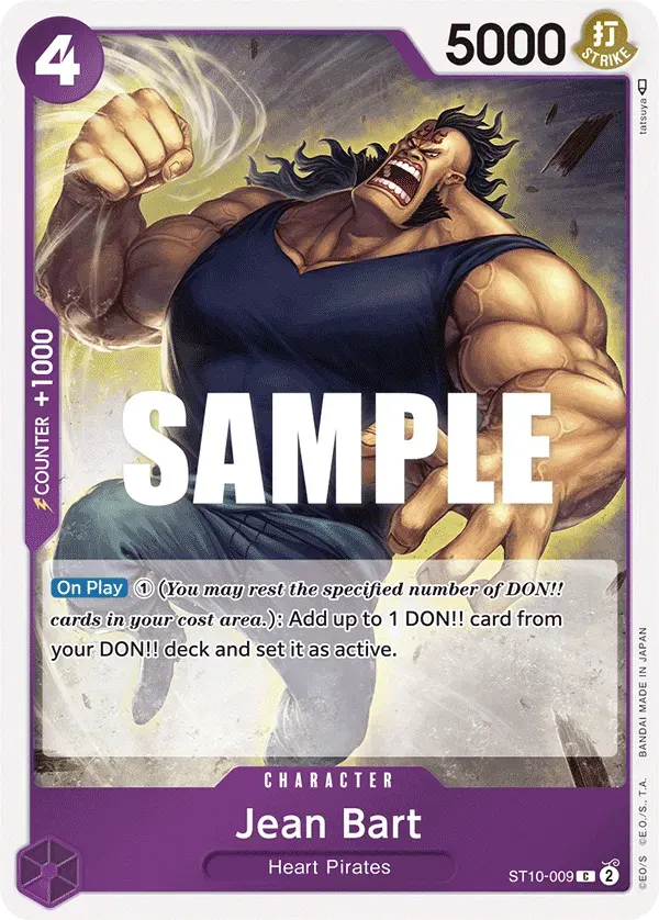 Jean Bart — carte One Piece TCG ST10-009 (The Three Captains)