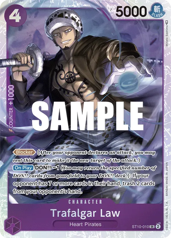 Trafalgar Law — carte One Piece TCG ST10-010 (The Three Captains)