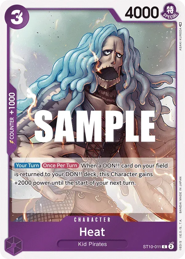 Heat — carte One Piece TCG ST10-011 (The Three Captains)