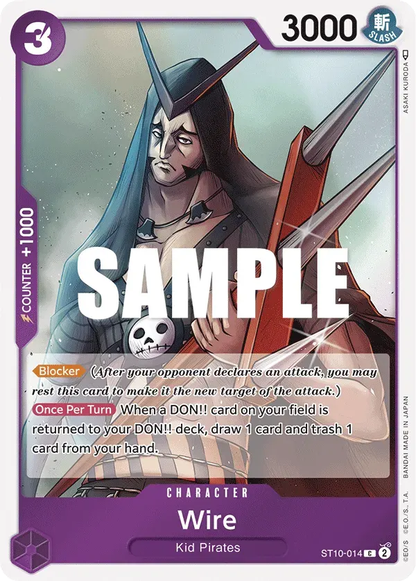 Wire — carte One Piece TCG ST10-014 (The Three Captains)
