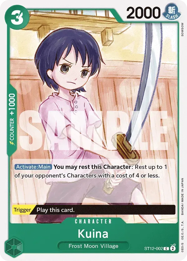 Kuina — carte One Piece TCG ST12-002 (Zoro and Sanji)